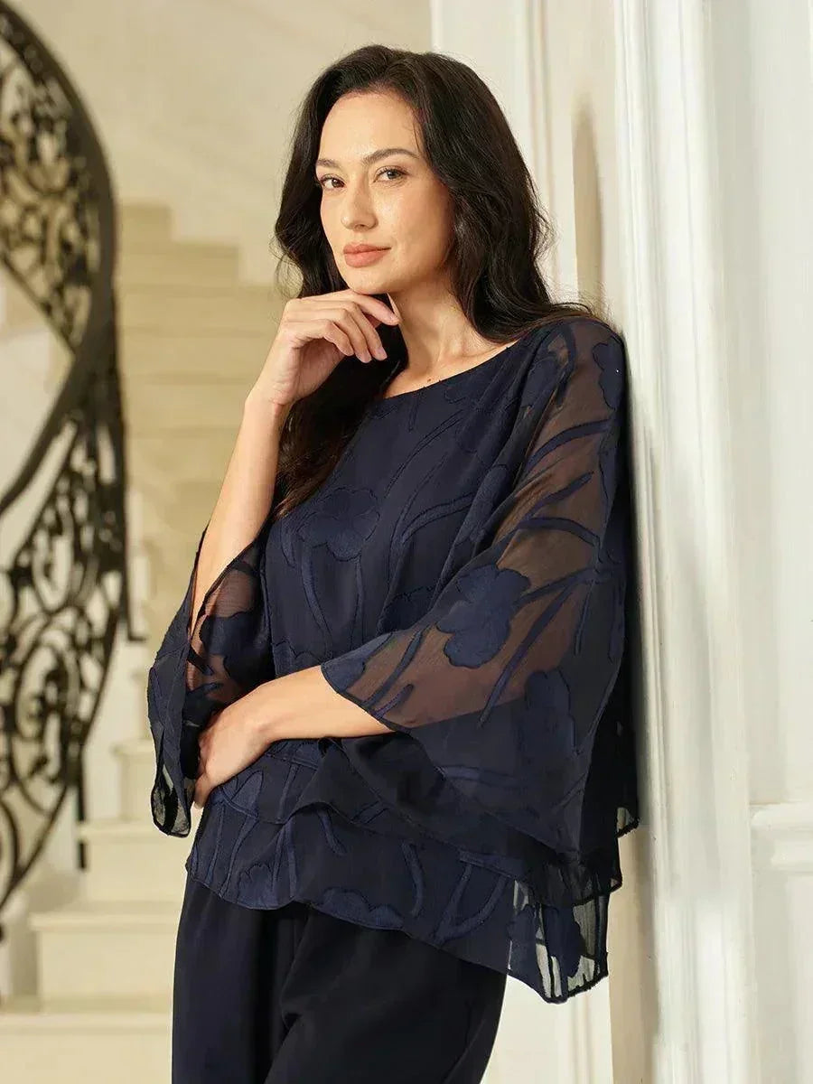 Chemise à couches en chiffon avec motif floral