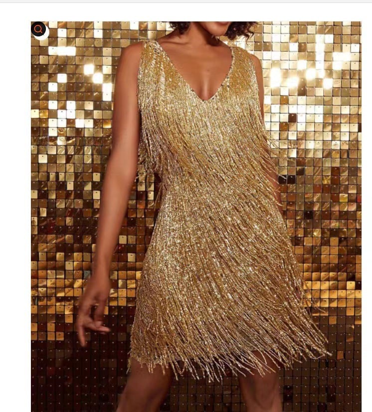 Fringella | Robe de soirée élégante à franges