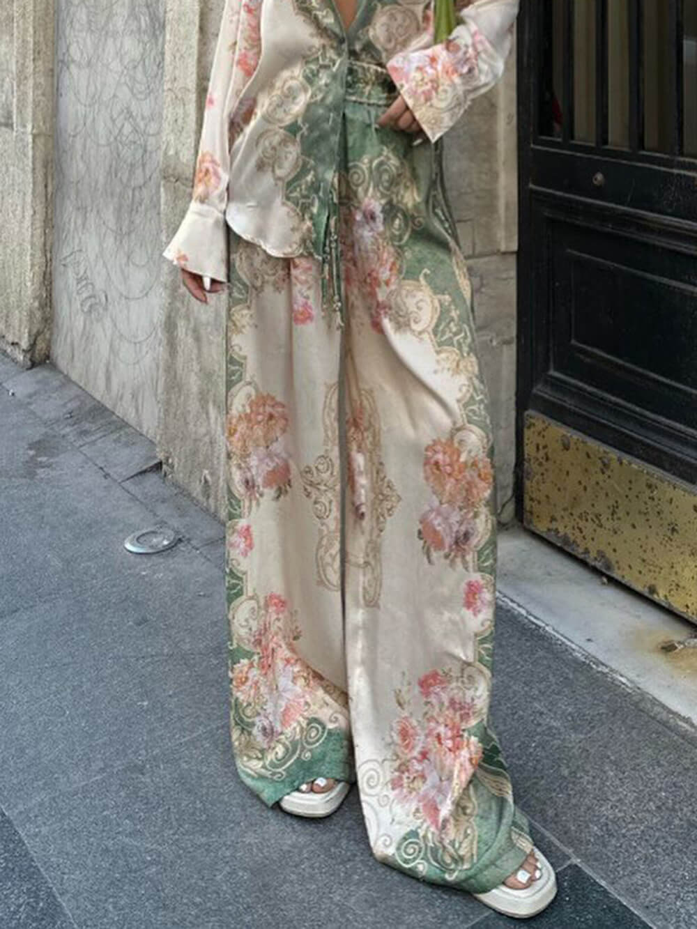 Pantalon à jambes larges Regal Flow