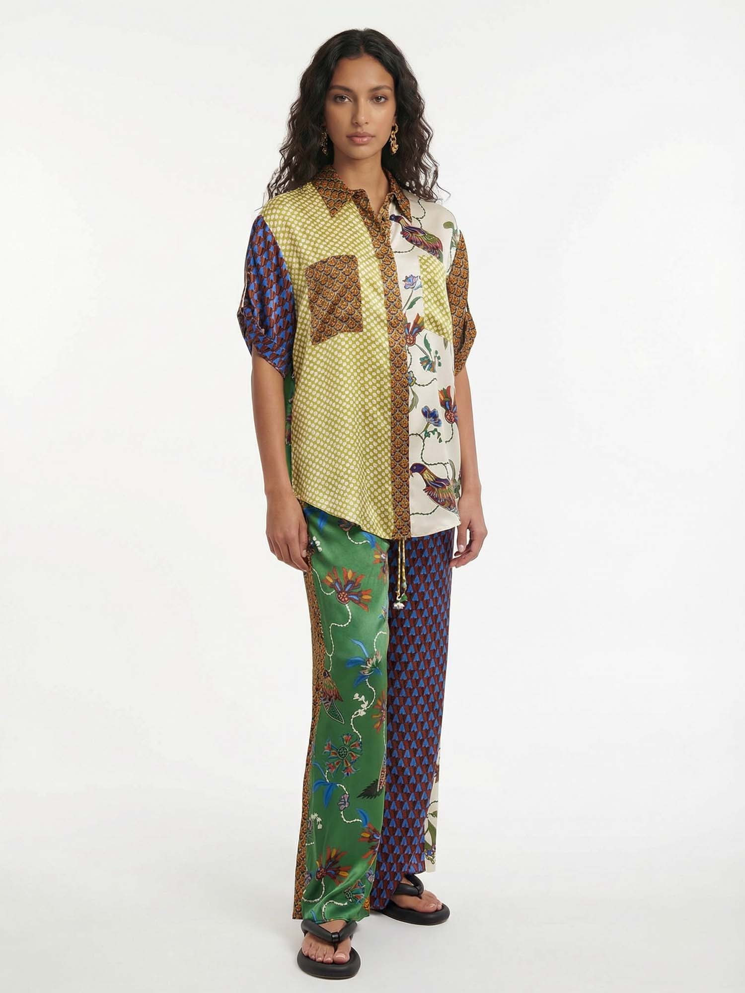 Pantalon Contrast Baggy