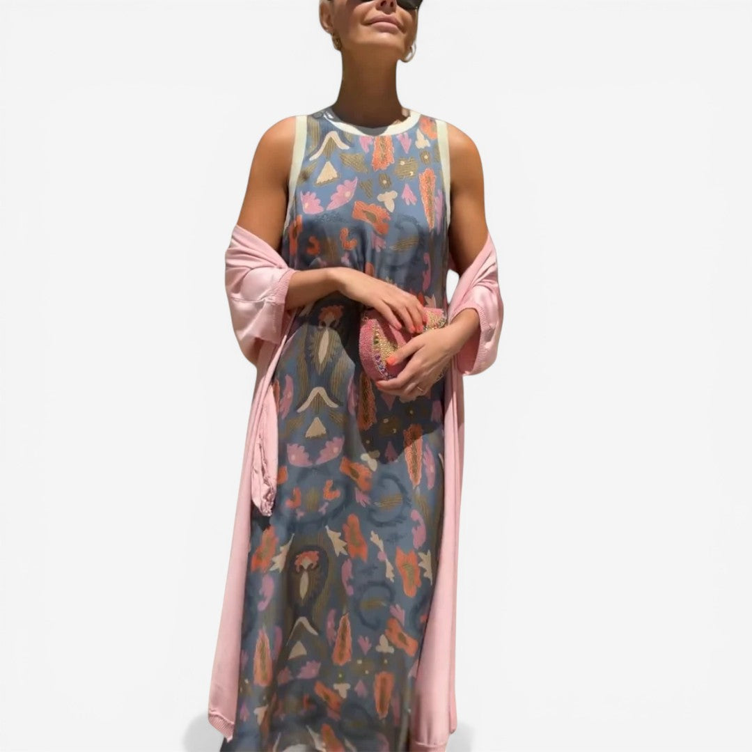 Robe maxi imprimée Nubia™