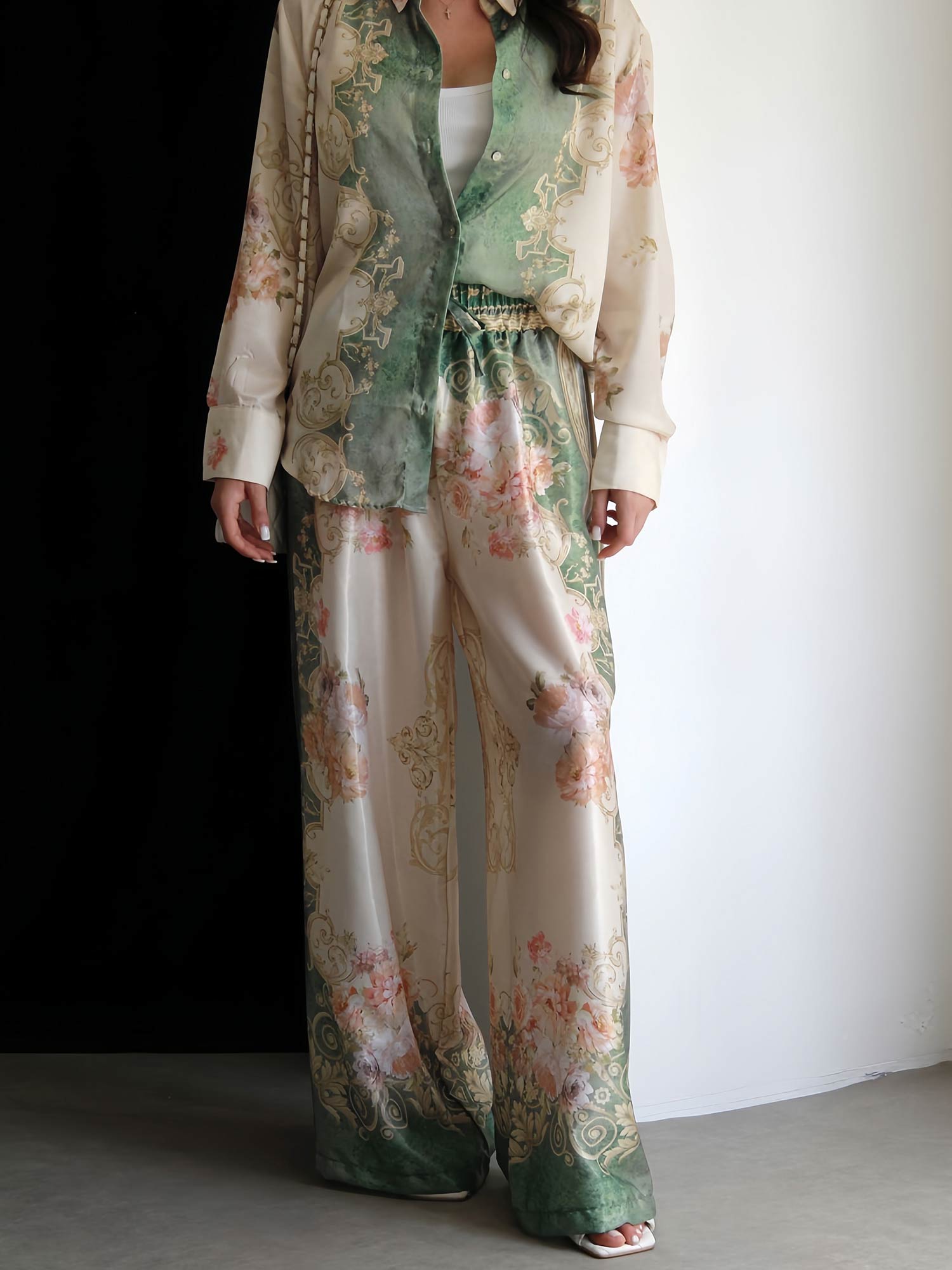 Pantalon à jambes larges Regal Flow