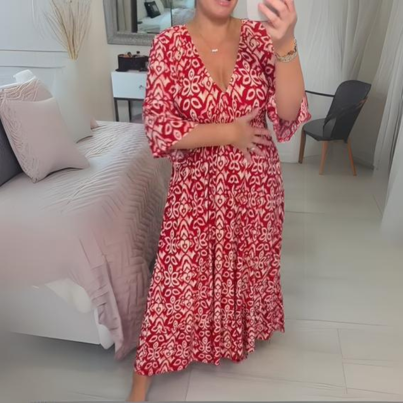 YARA® | Robe d'été avec col en V