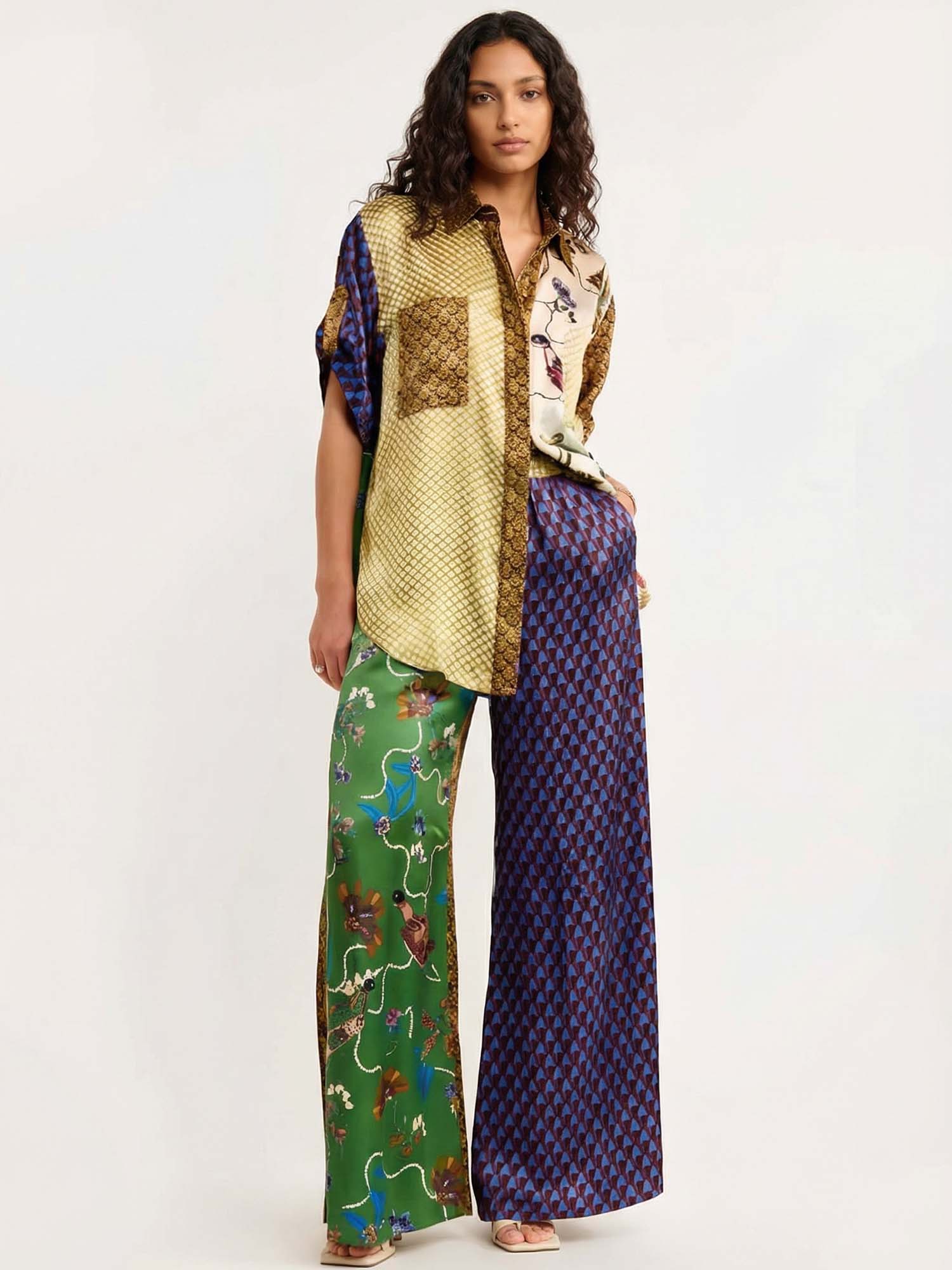 Pantalon Contrast Baggy