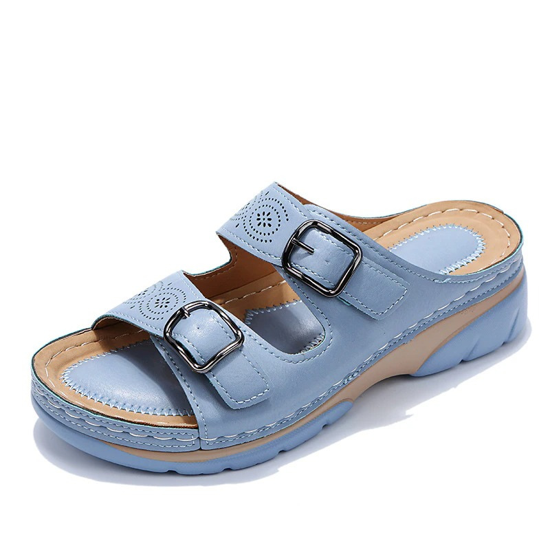 Sandales orthopédiques Lovas pour tendinite d'Achille, pieds larges et arthrose