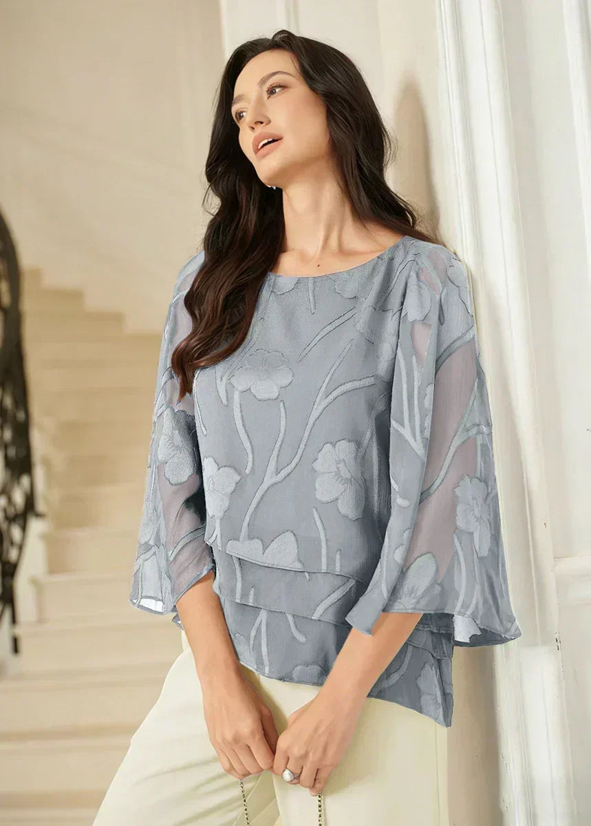 Chemise à couches en chiffon avec motif floral