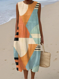 Ayris | Robe midi géométrique
