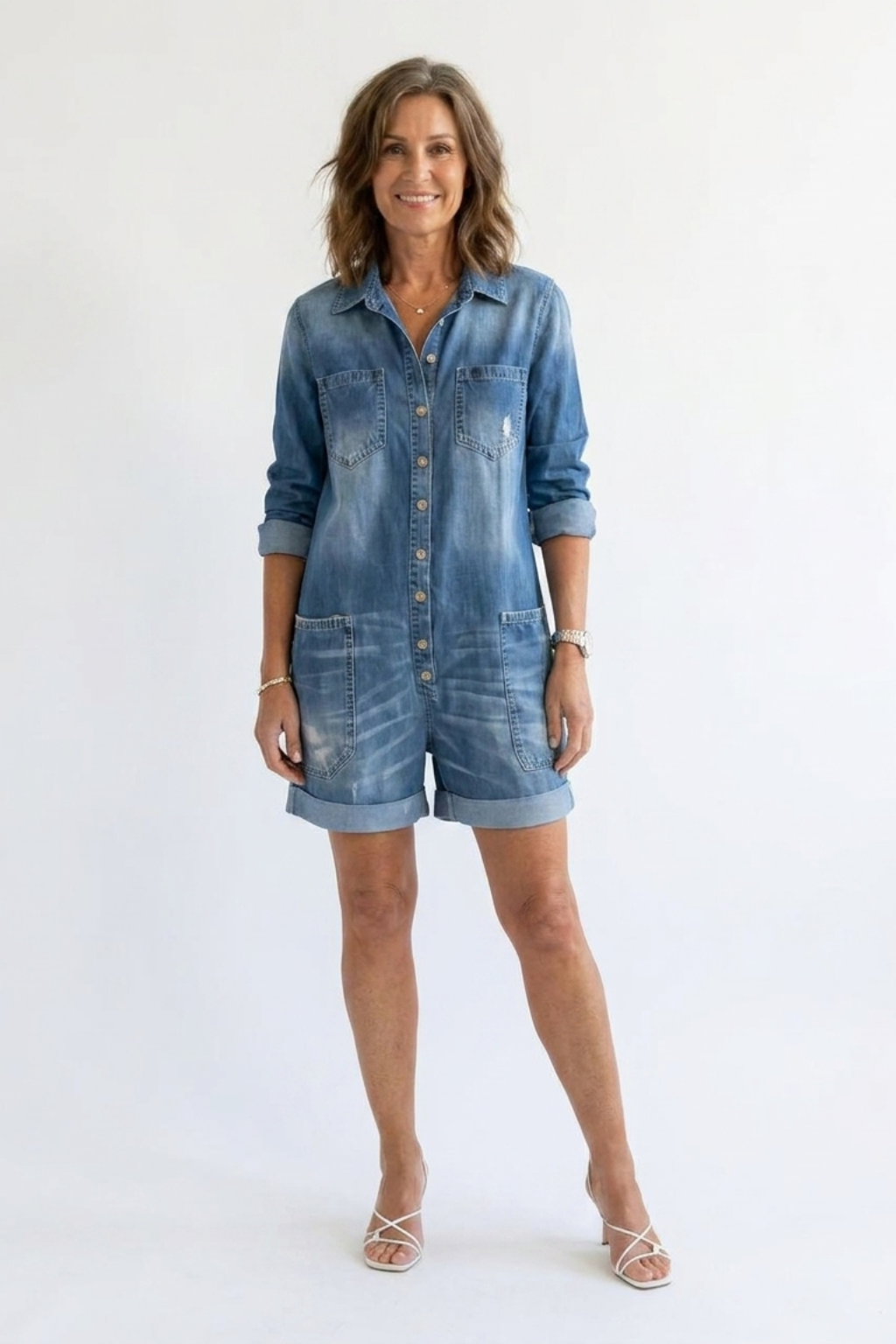 Shorts en denim décontractés