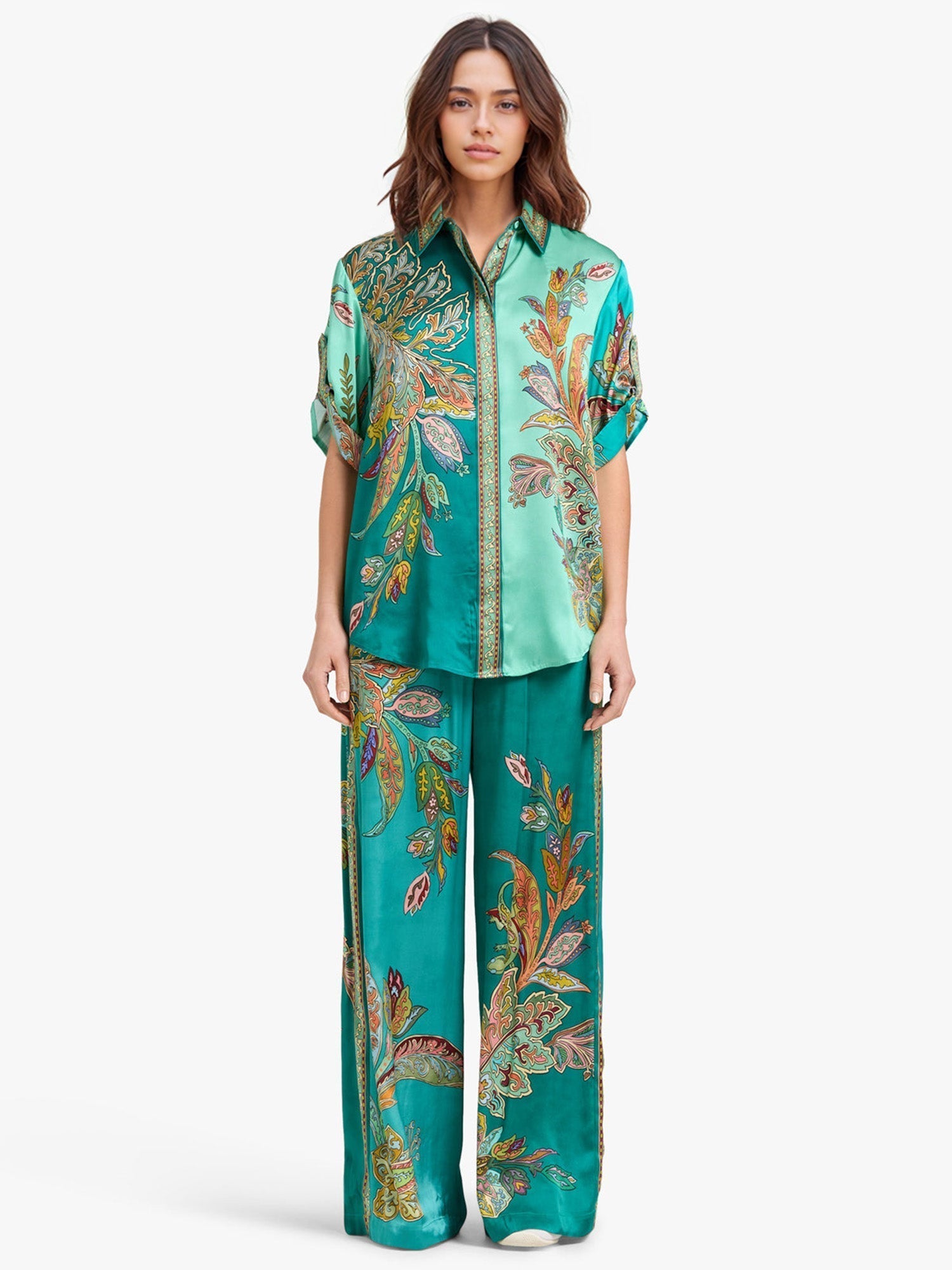 Chemise oversize Émeraude