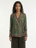 Chemise à motifs paisley