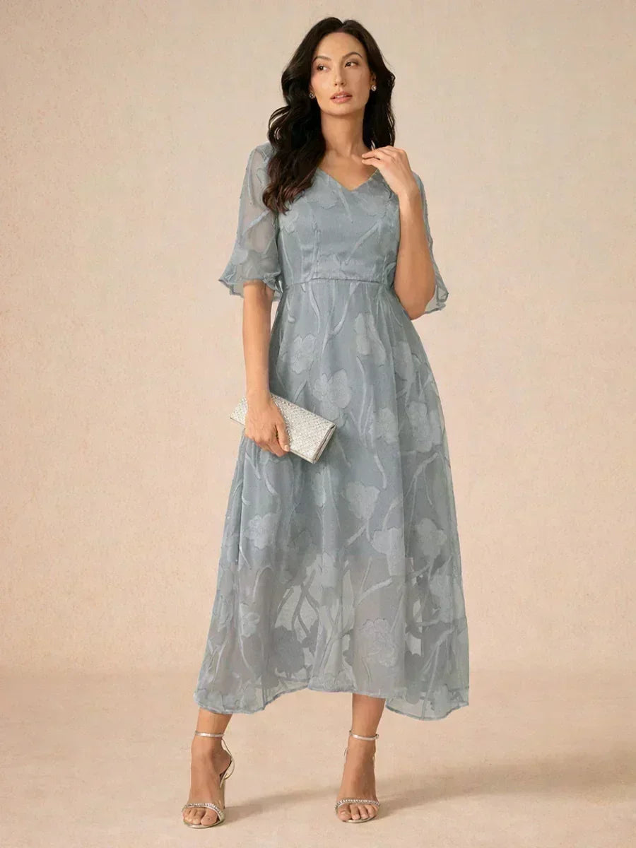 Robes maxi en dentelle avec volants