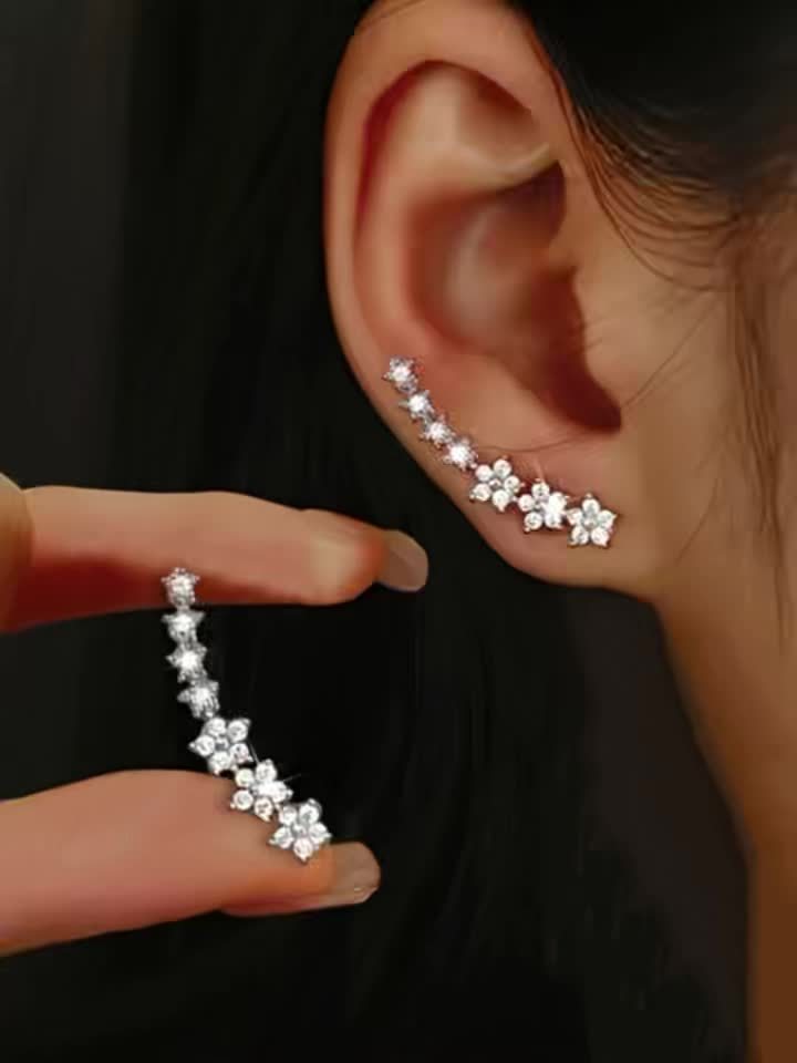 Boucles d'oreilles fleurs éternelles
