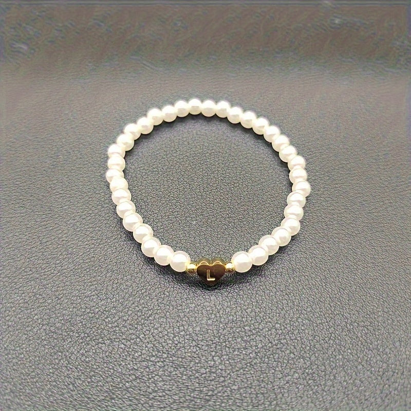 Bijou chic avec lettre au cœur (A–Z)