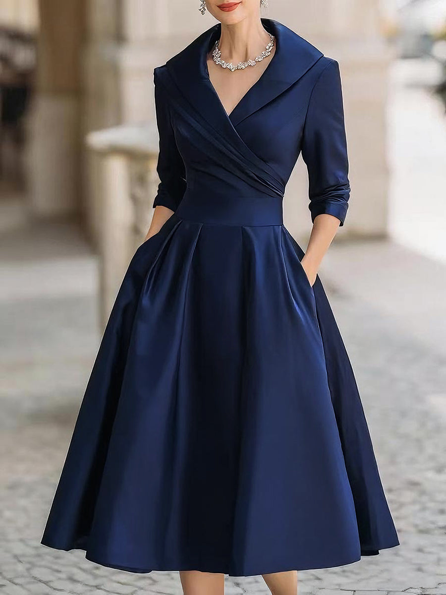 Claudina | Robe midi élégante