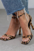 Chaussures à talons avec imprimé animal
