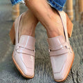 Bottes Loafer à talons larges brillants