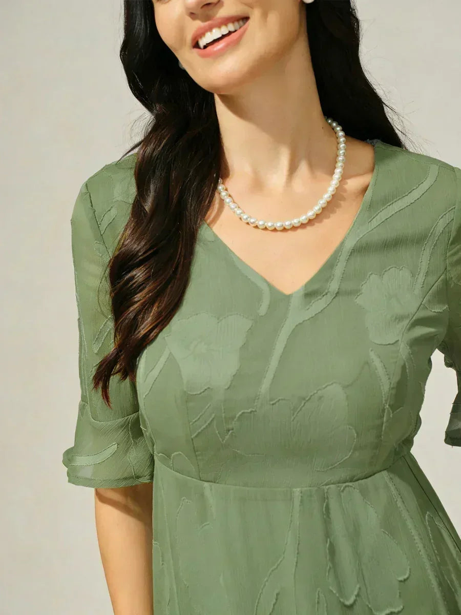 Robes maxi en dentelle avec traîne