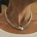 Collier de perles au style antique