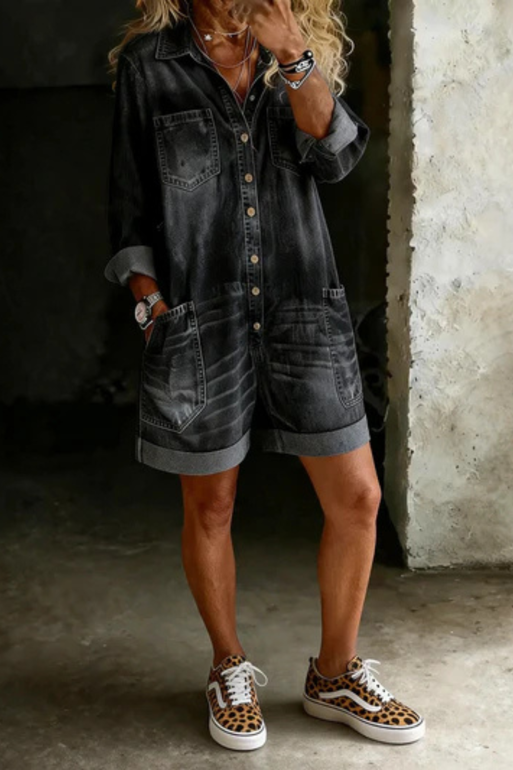 Shorts en denim décontractés