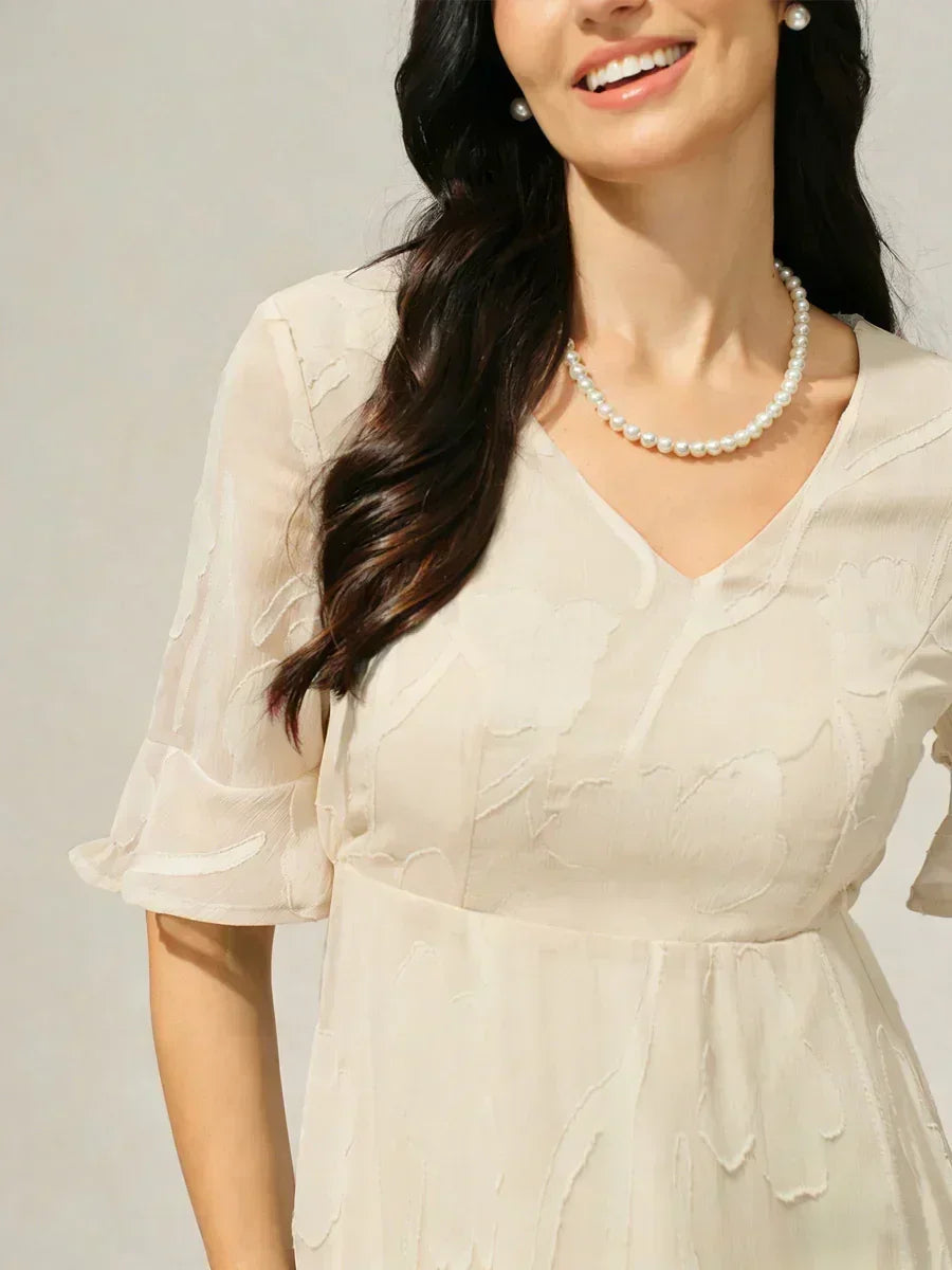 Robes maxi en dentelle avec traîne