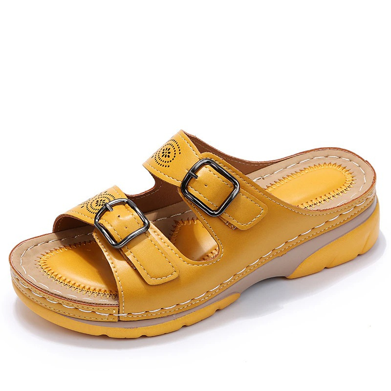 Sandales orthopédiques Lovas pour tendinite d'Achille, pieds larges et arthrose