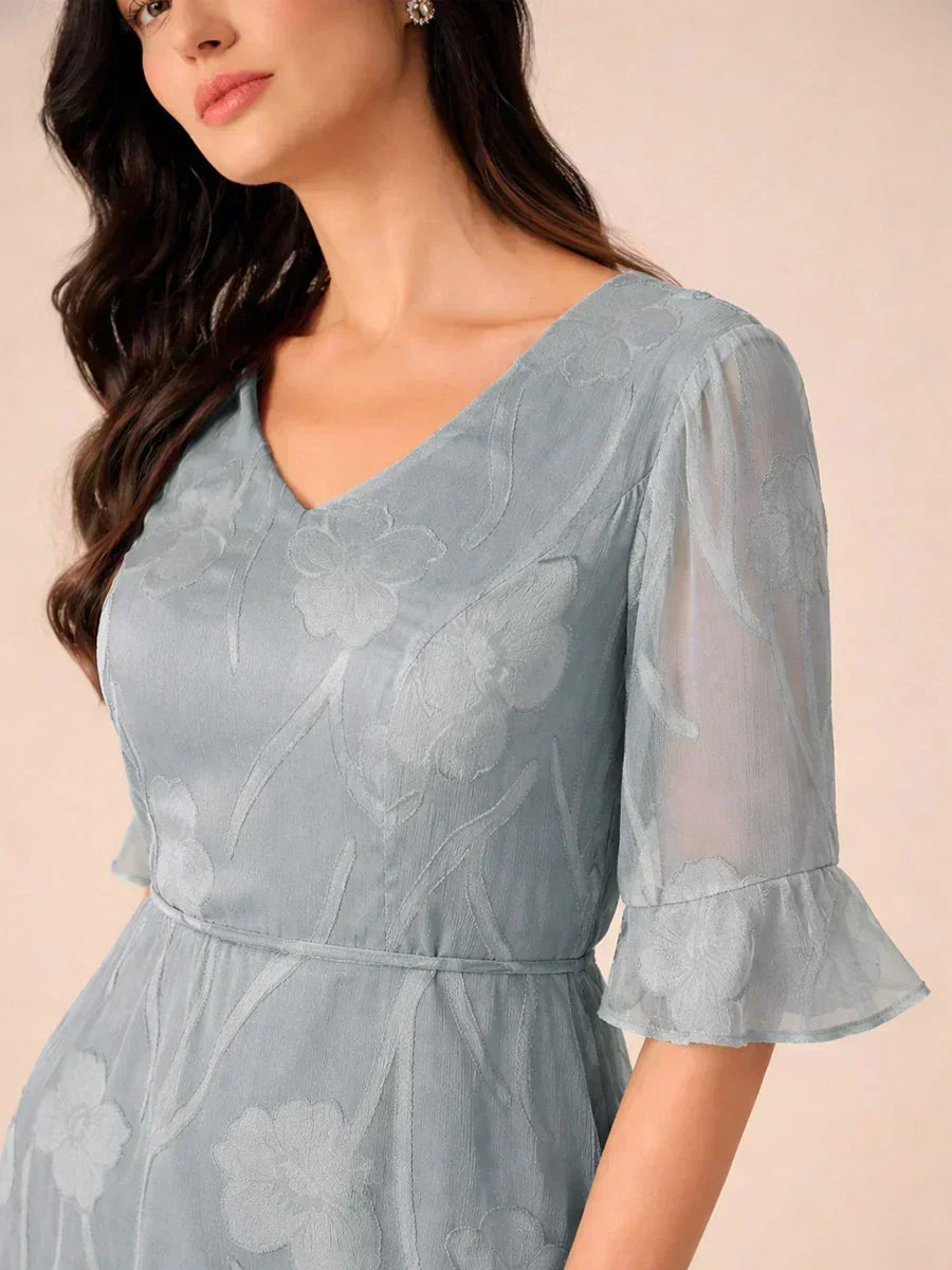 Robes maxi en dentelle avec traîne