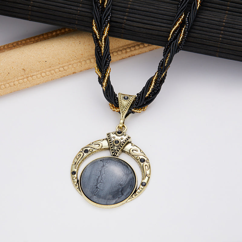 Collier avec pendentif bohème