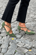 Sandales Slingback avec fine lanière