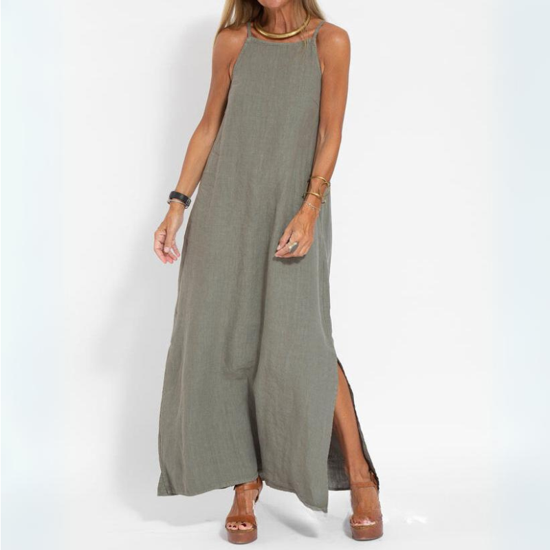 Liana | Robe en lin fait main