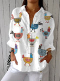 Ingrid | T-shirt Poule Ludique