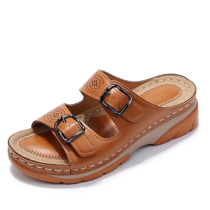 Sandales orthopédiques Lovas pour tendinite d'Achille, pieds larges et arthrose