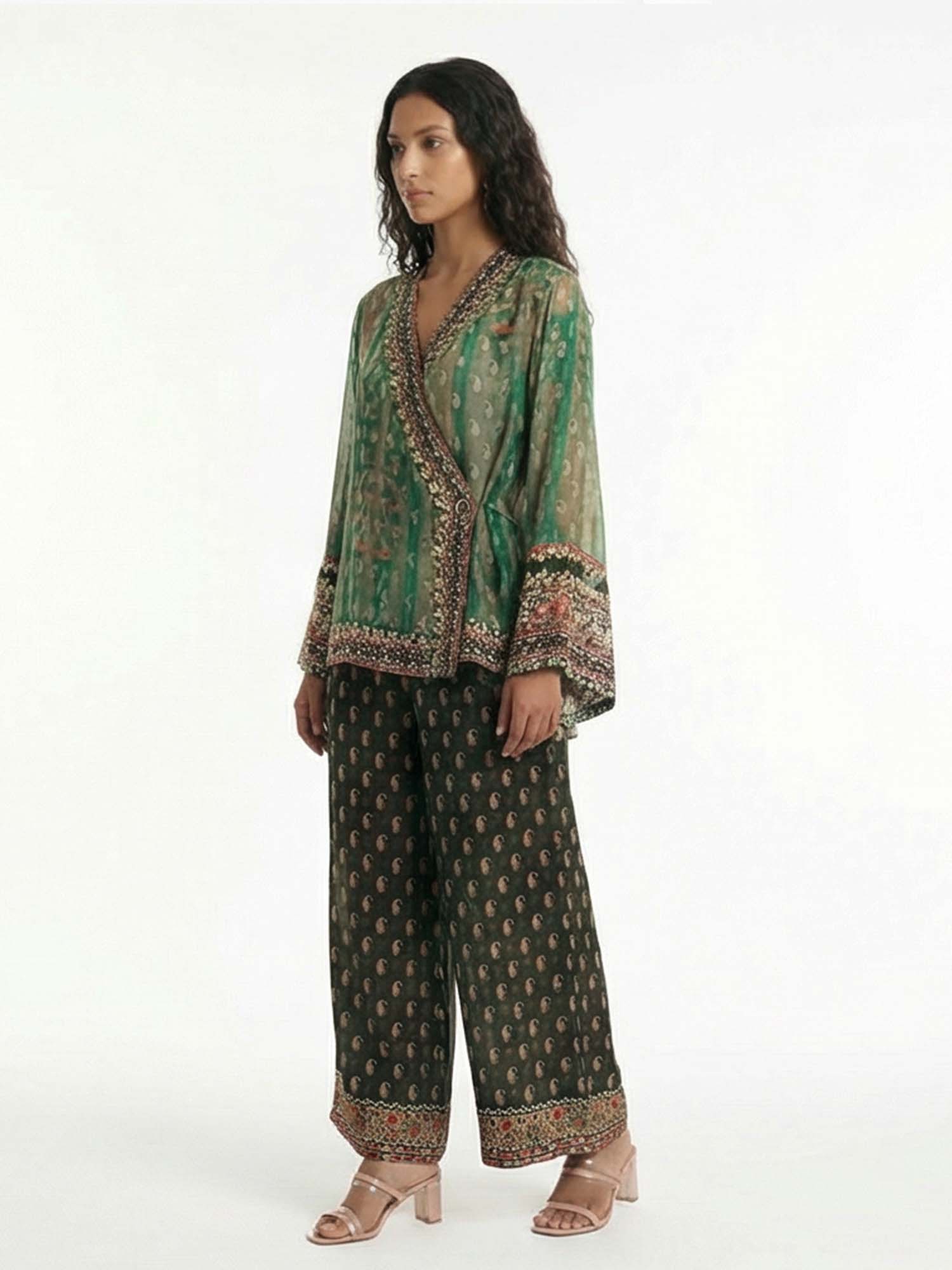 Chemise à motifs paisley