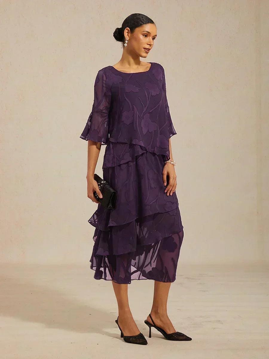 Chemise en soie avec des bords asymétriques