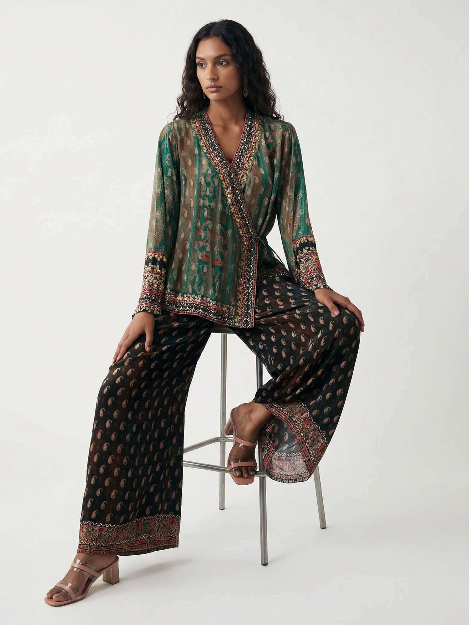 Chemise à motifs paisley