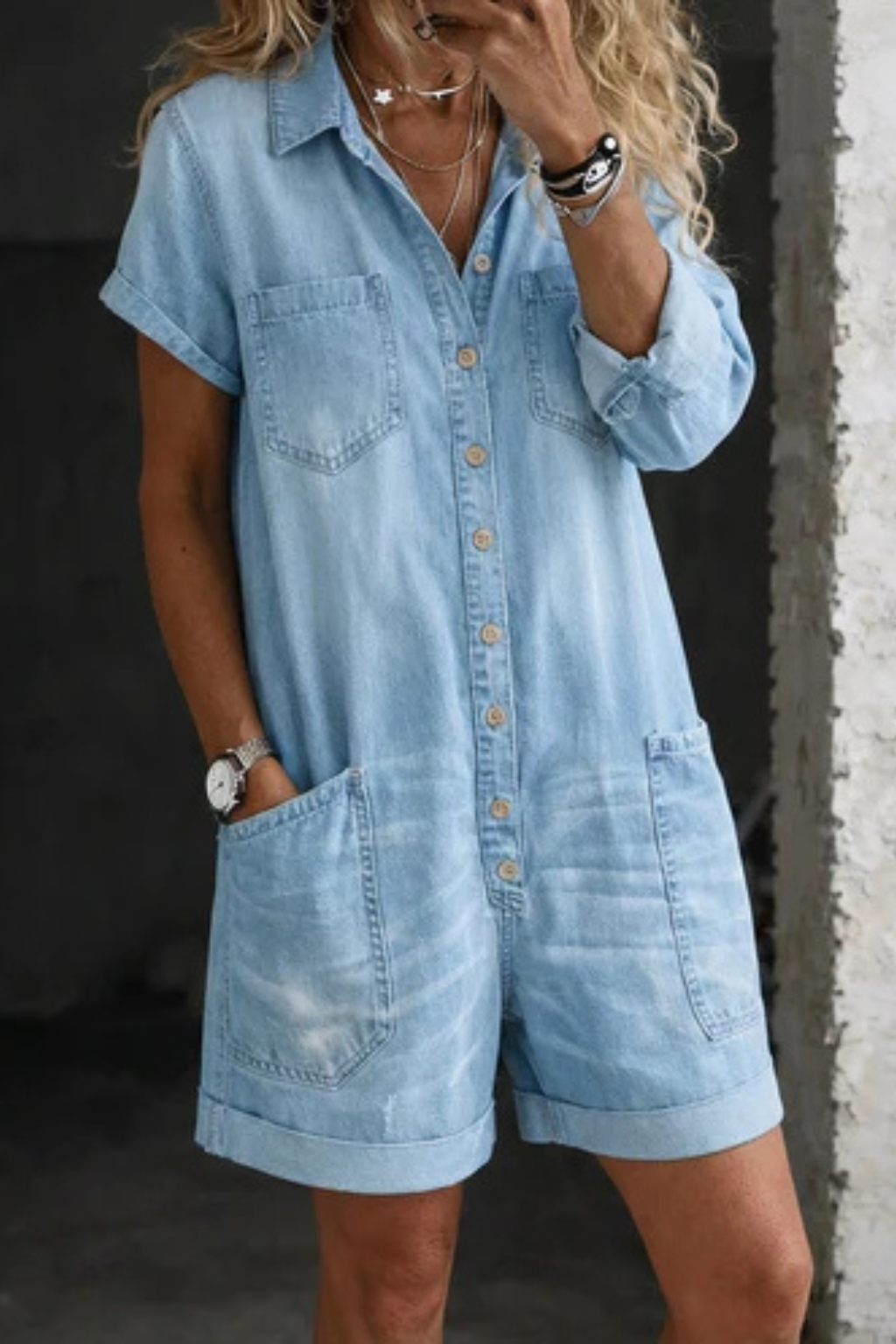 Shorts en denim décontractés