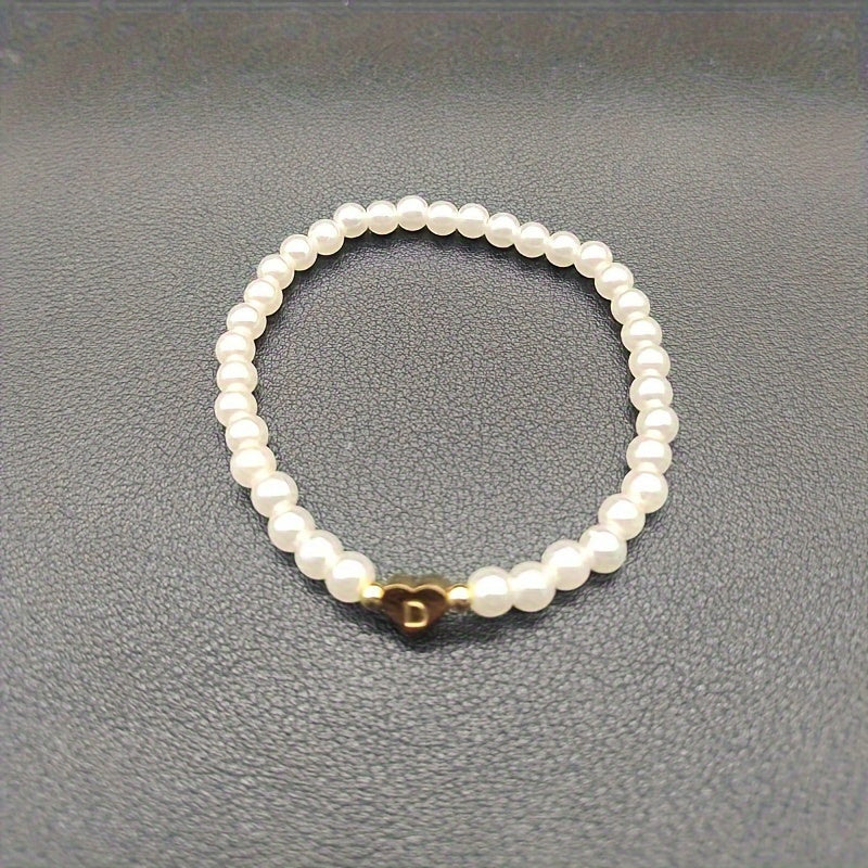 Bijou chic avec lettre au cœur (A–Z)