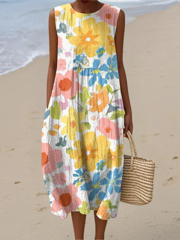 ÉLA | Robe mini florale pastel