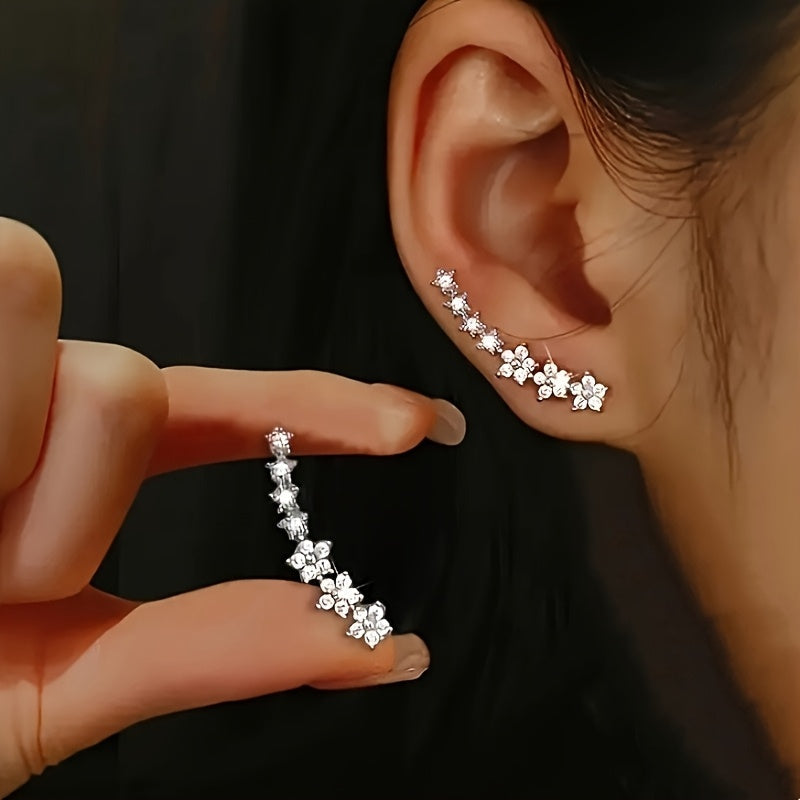 Boucles d'oreilles fleurs éternelles