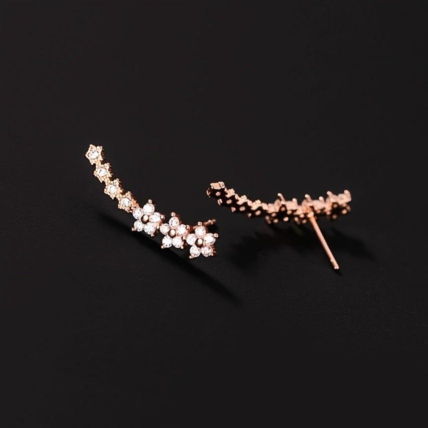 Boucles d'oreilles fleurs éternelles