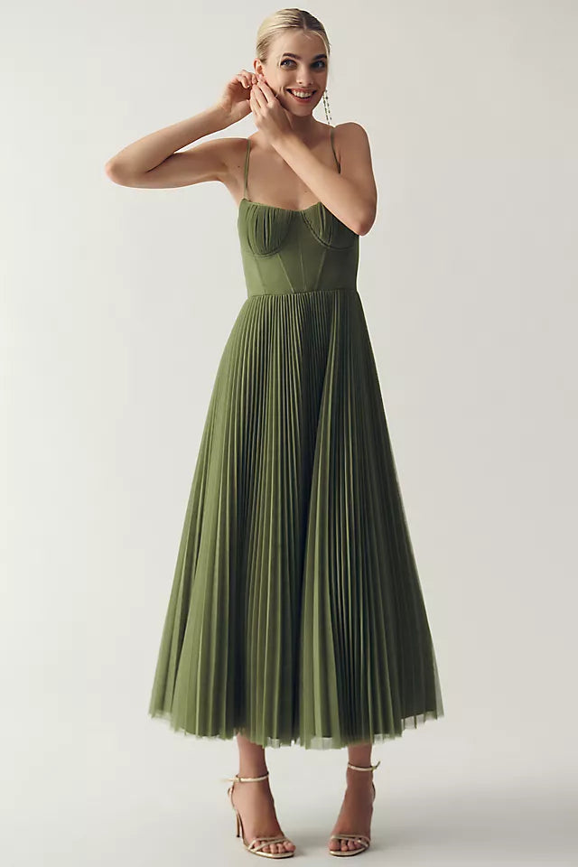 Claire - Robe en tulle plissé