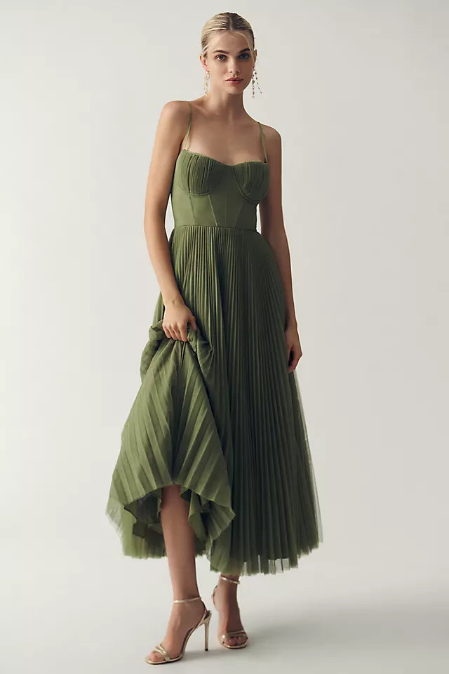 Claire - Robe en tulle plissé