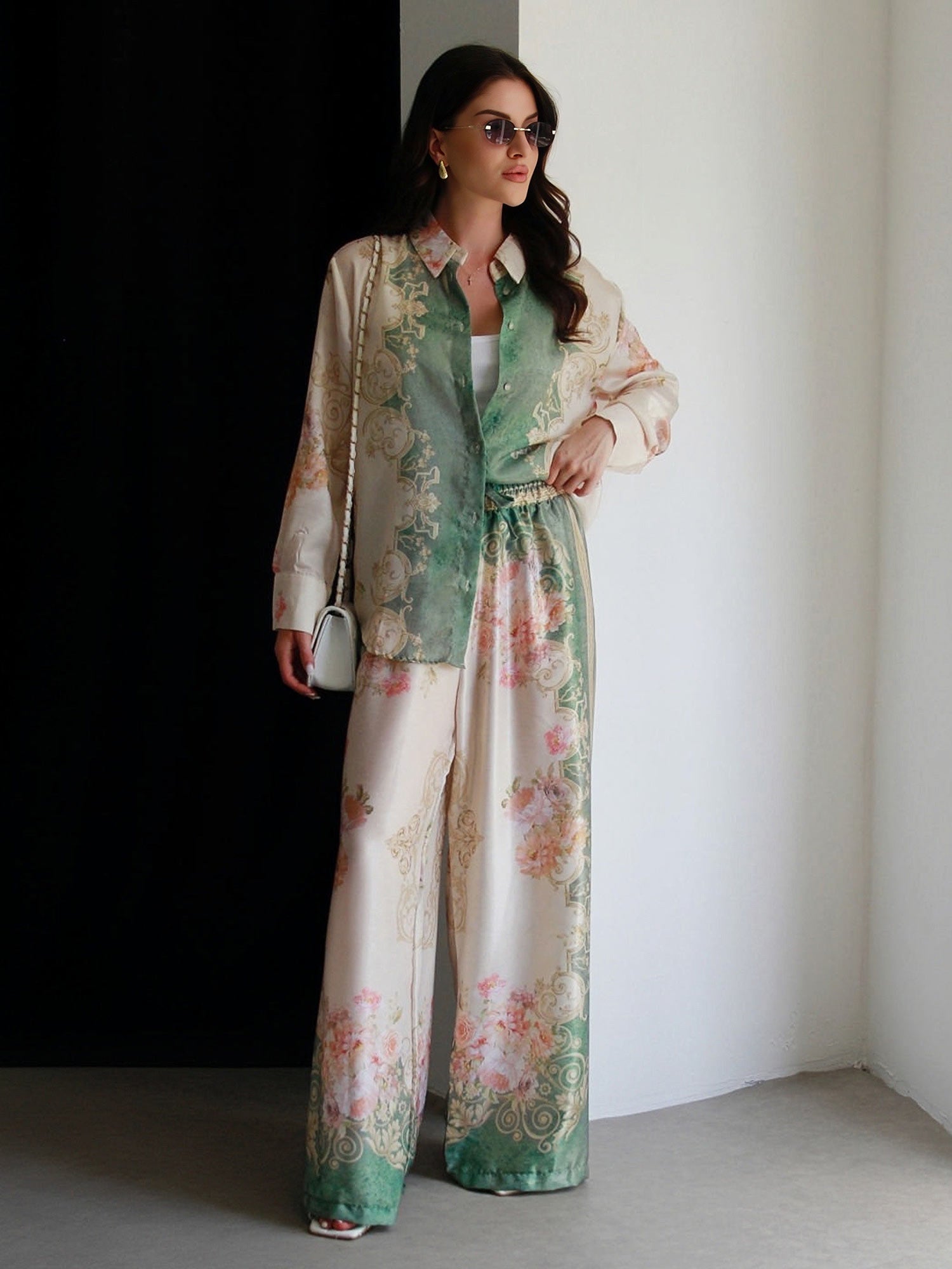 Pantalon à jambes larges Regal Flow