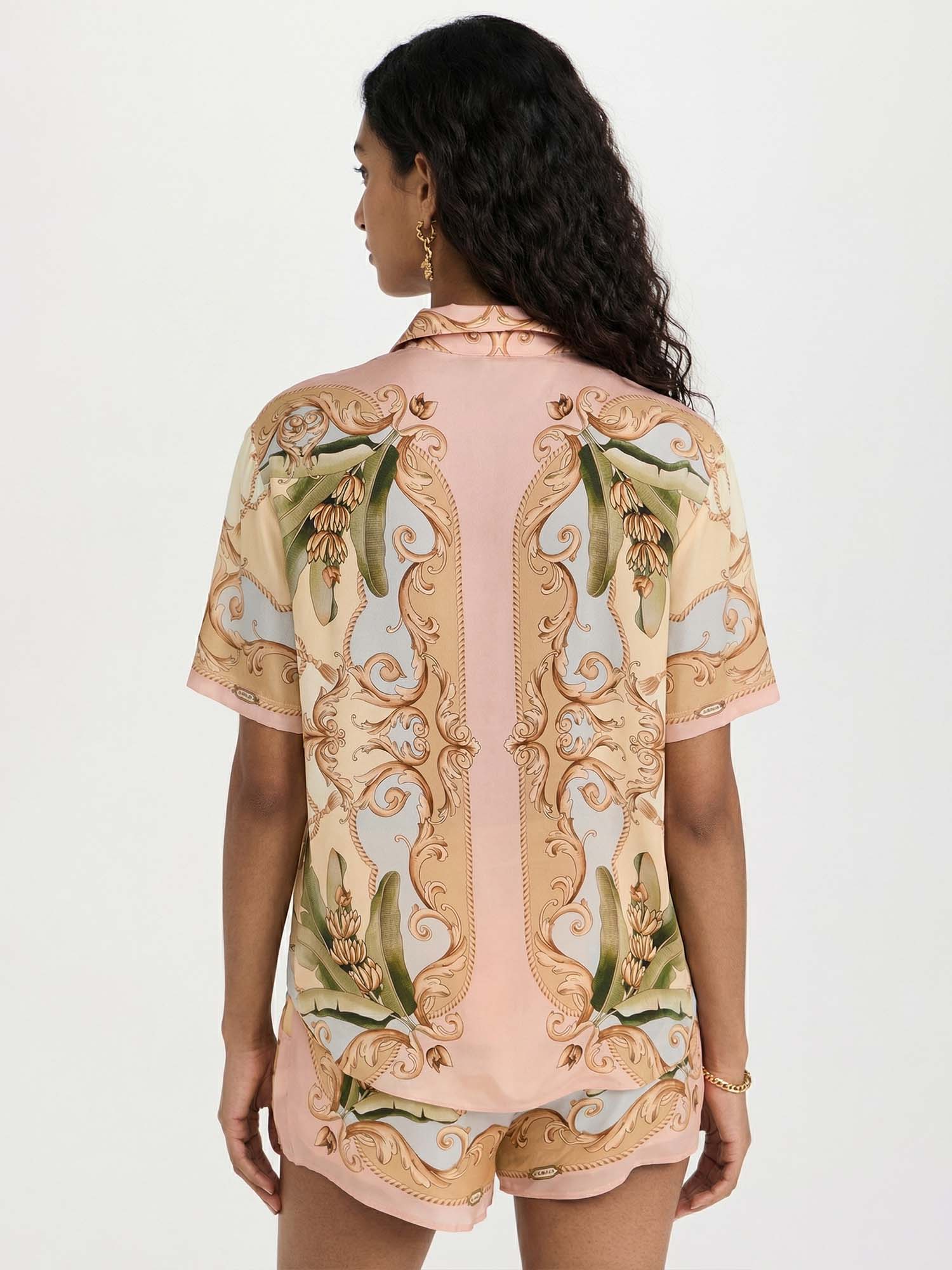 Ensemble t-shirt et short style baroque