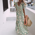 BEATRICE | Robe maxi verte