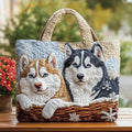 Amis pour l'hiver | Sac en patchwork fait main