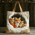 Famille Renard Confortable | Sac en Patchwork Fait Main