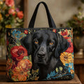 Sac en patchwork au design de fleurs de minuit | Sac en patchwork fait main
