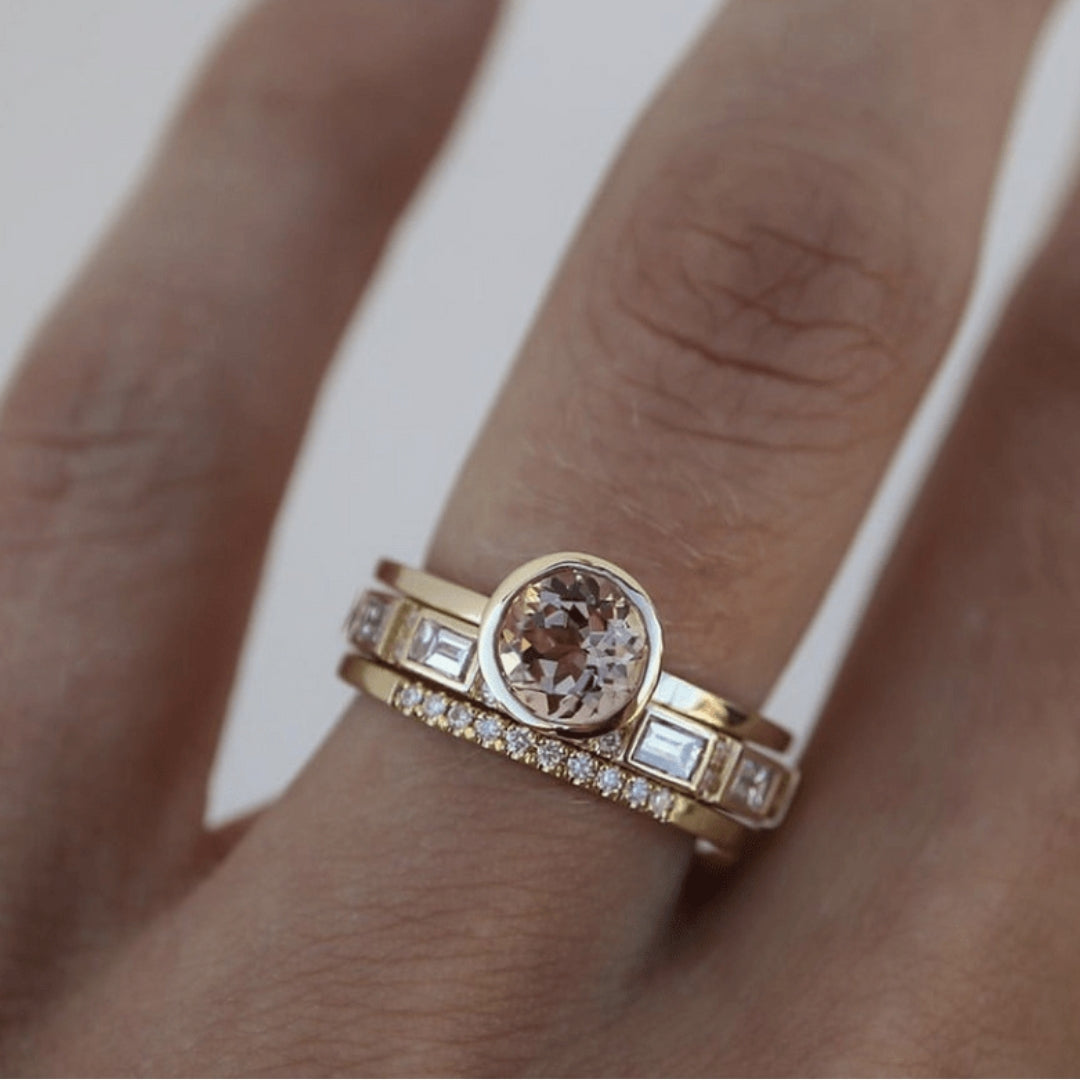 Bague en or brillant™ – Style vintage