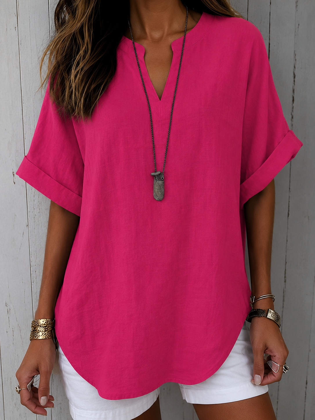 Emma™ – T-shirt à manches courtes simple