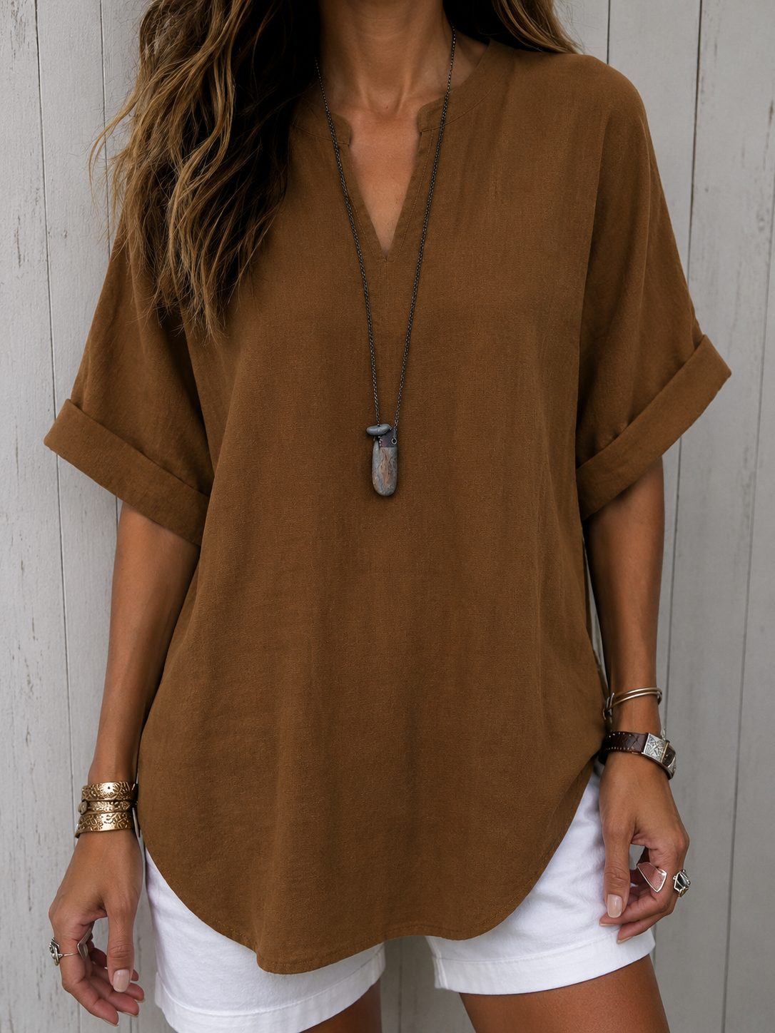 Emma™ – T-shirt à manches courtes simple